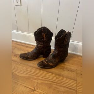 Ariat Ankle High Cowgirl Boots, Size 7.5
